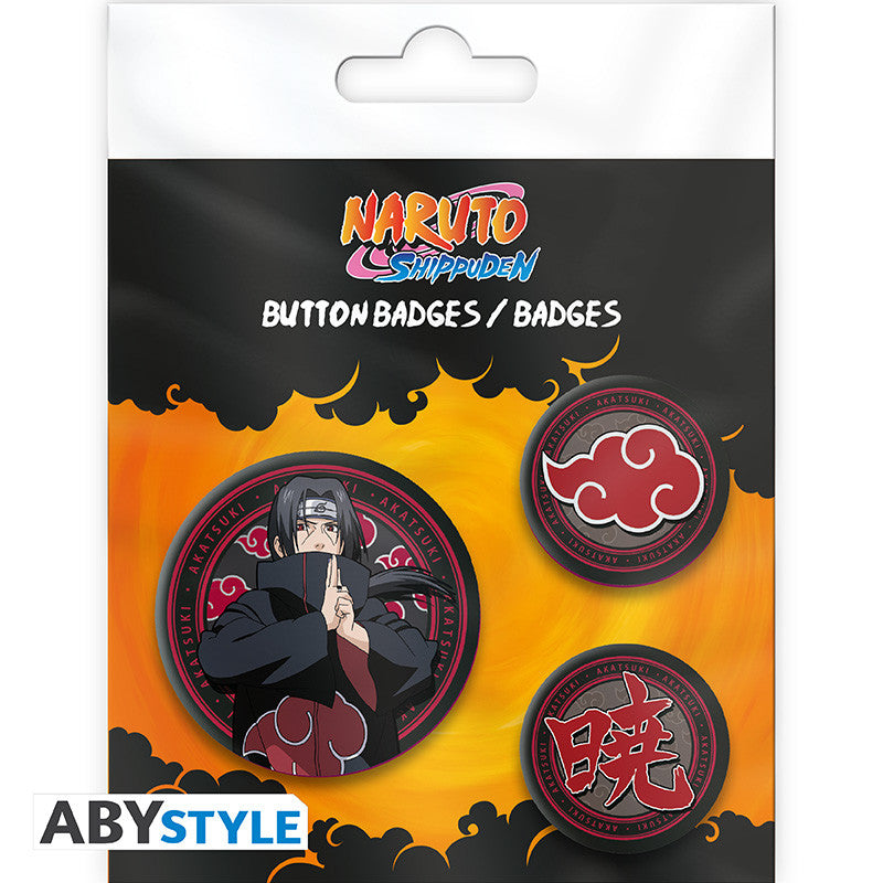 Naruto Shippuden - Itachi & Akatsuki badges