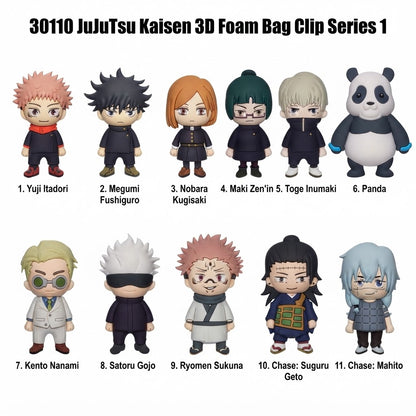 Jujutsu Kaisen - 3D PVC Bag Clip Serie 1