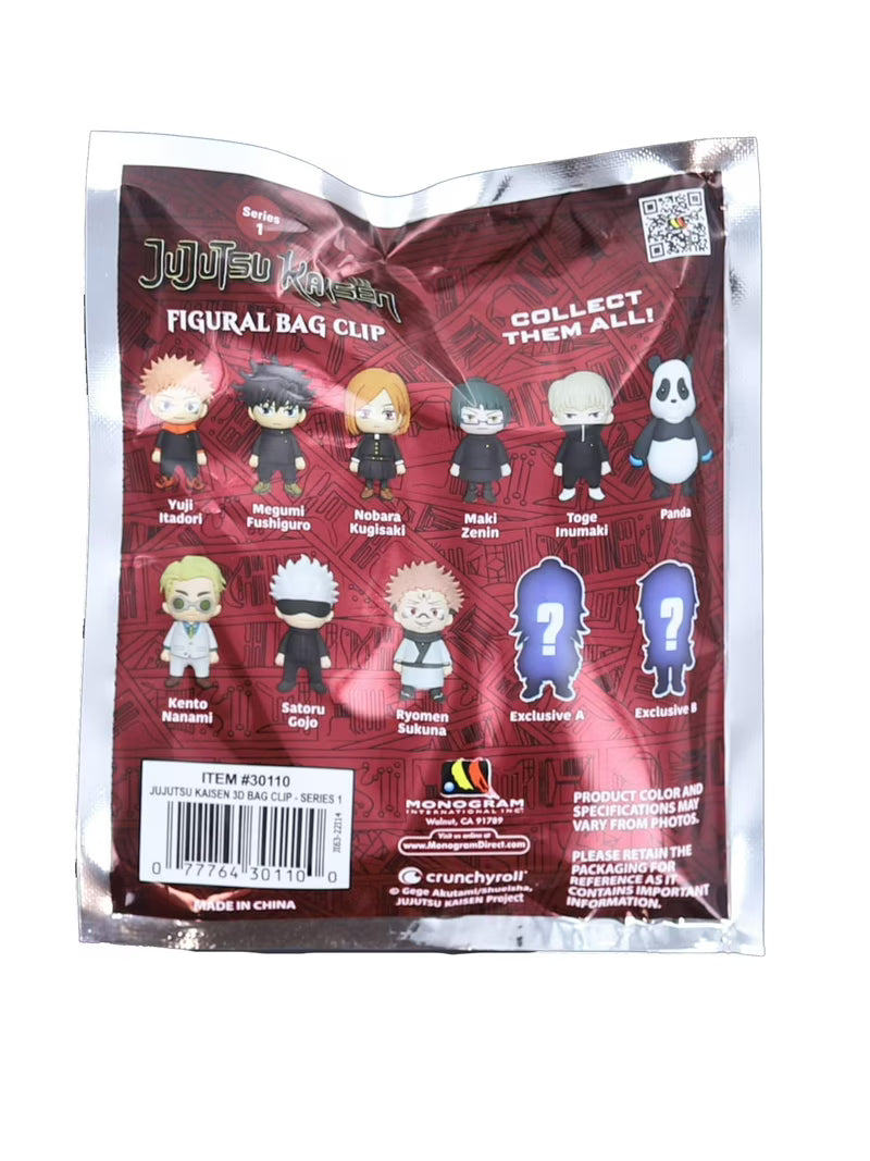 Jujutsu Kaisen - 3D PVC Bag Clip Serie 1