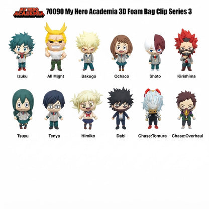My Hero Academia - 3D PVC Bag Clip Serie 3