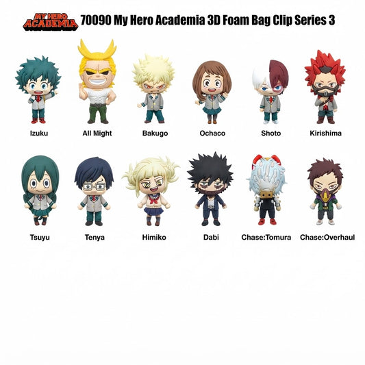 My Hero Academia - 3D PVC Bag Clip Serie 3