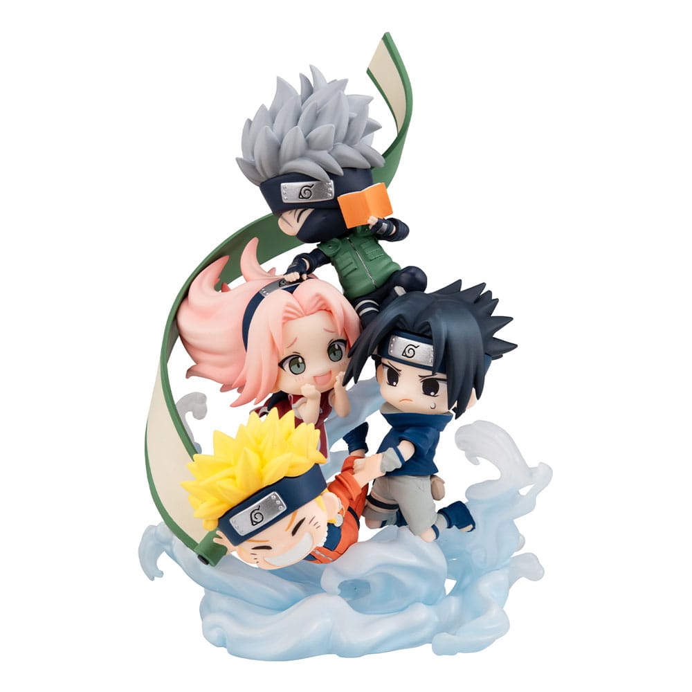 Naruto Shippuden FigUnity - PVC Mini Figur - Gather here, Team 7 - 13 cm