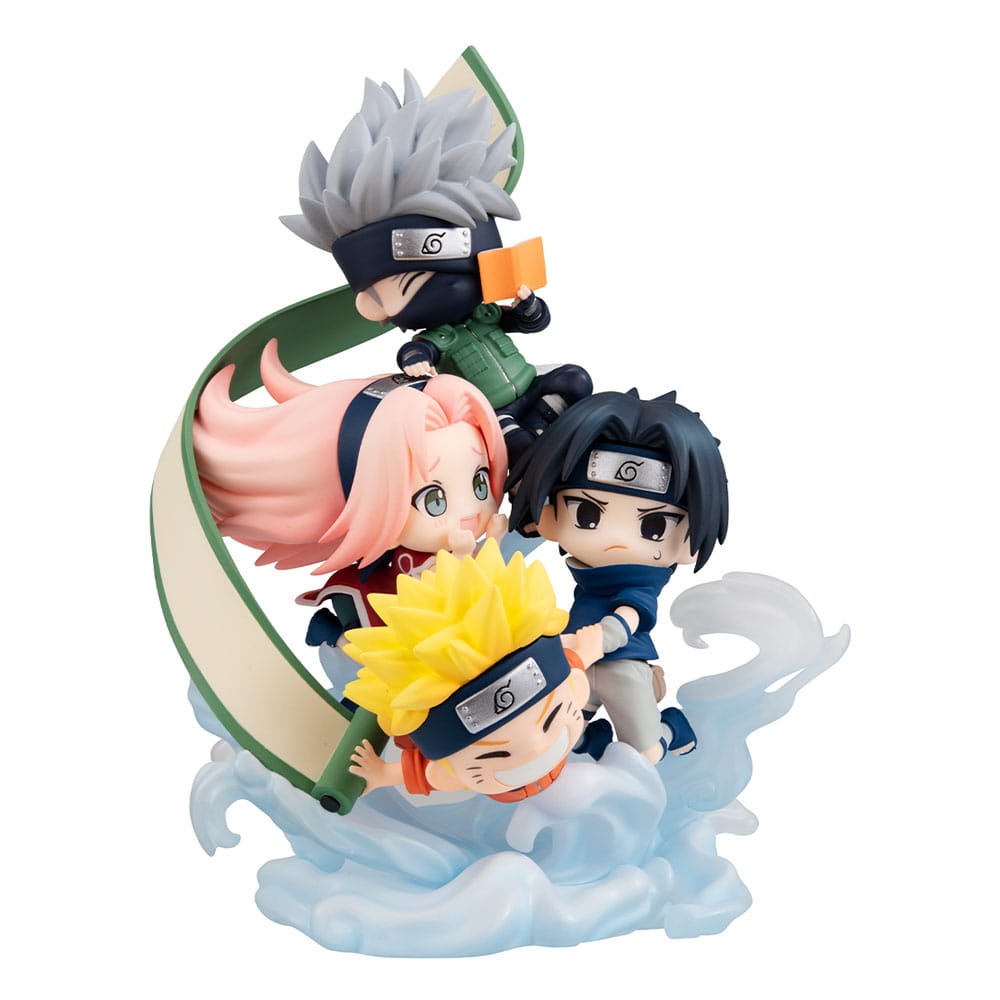 Naruto Shippuden FigUnity - PVC Mini Figur - Gather here, Team 7 - 13 cm