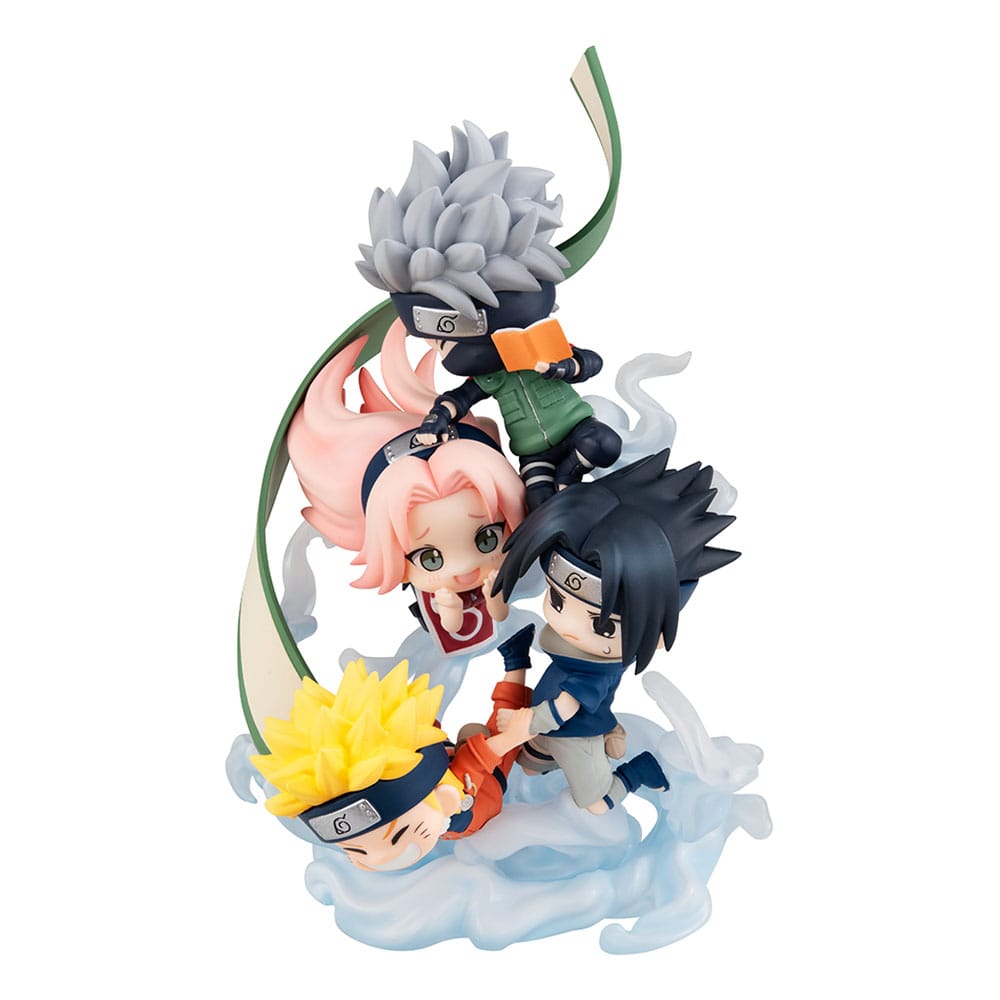 Naruto Shippuden FigUnity - PVC Mini Figur - Gather here, Team 7 - 13 cm