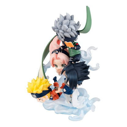 Naruto Shippuden FigUnity - PVC Mini Figur - Gather here, Team 7 - 13 cm