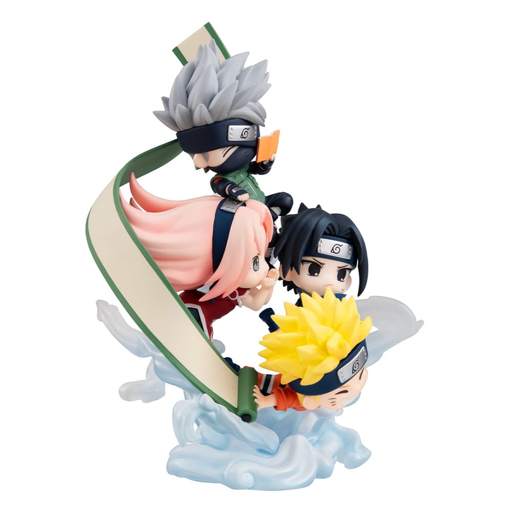 Naruto Shippuden FigUnity - PVC Mini Figur - Gather here, Team 7 - 13 cm