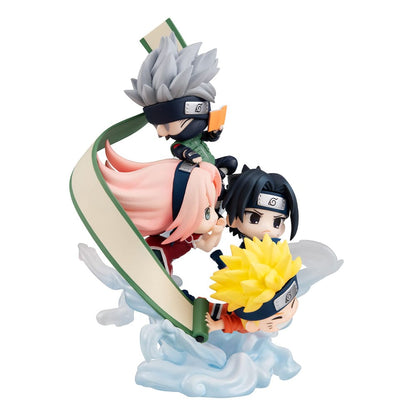 Naruto Shippuden FigUnity - PVC Mini Figur - Gather here, Team 7 - 13 cm