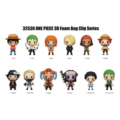One Piece - 3D PVC Bag Clip Netflix Serie 1