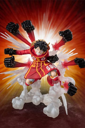 One Piece Figuarts ZERO Extra Battle - PVC Figur - Monkey D. Luffy -Gum Gum Hawk Gatling - 19 cm