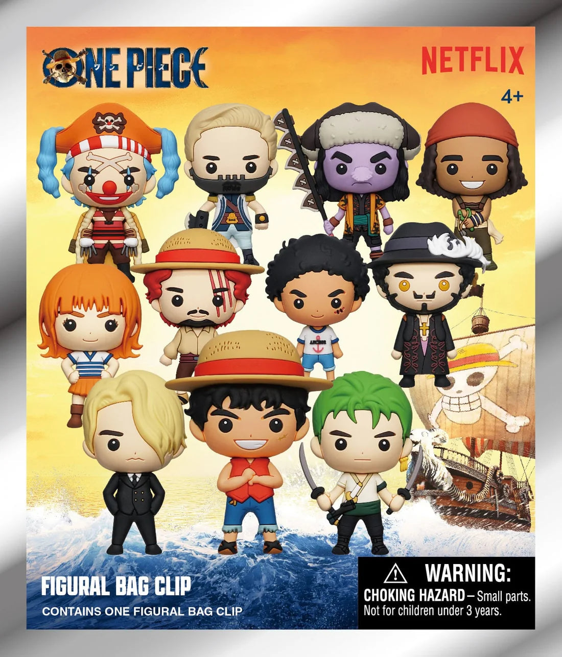 One Piece - 3D PVC Bag Clip Netflix Serie 1