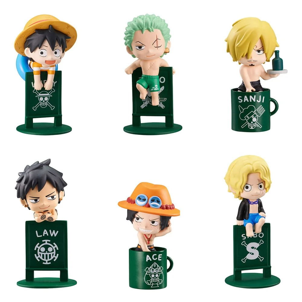One Piece Ochatomo Series Trading Figure Pirates´ Vacance - 4 cm - Mystery Box