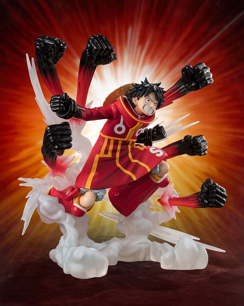One Piece Figuarts ZERO Extra Battle - PVC Figur - Monkey D. Luffy -Gum Gum Hawk Gatling - 19 cm