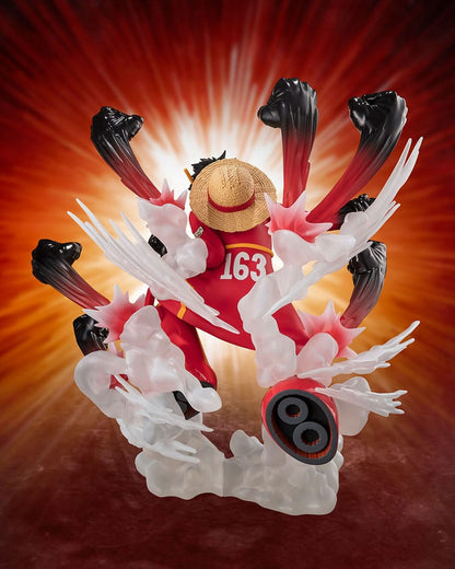 One Piece Figuarts ZERO Extra Battle - PVC Figur - Monkey D. Luffy -Gum Gum Hawk Gatling - 19 cm