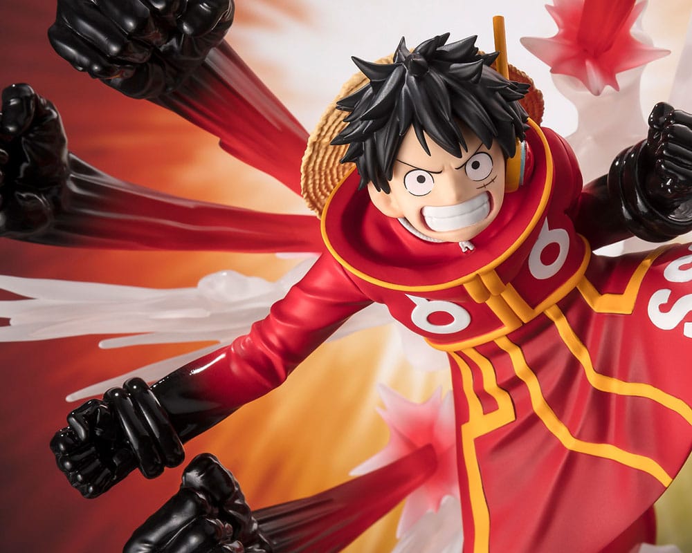 One Piece Figuarts ZERO Extra Battle - PVC Figur - Monkey D. Luffy -Gum Gum Hawk Gatling - 19 cm