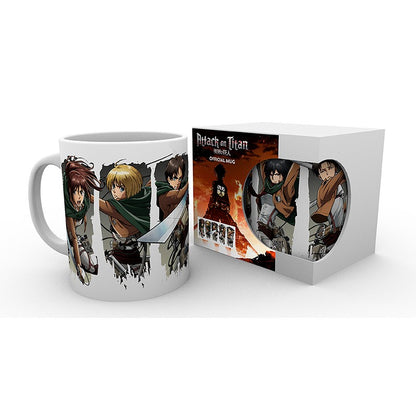 Attack On Titan - Krus - 320 ml - Character Montage
