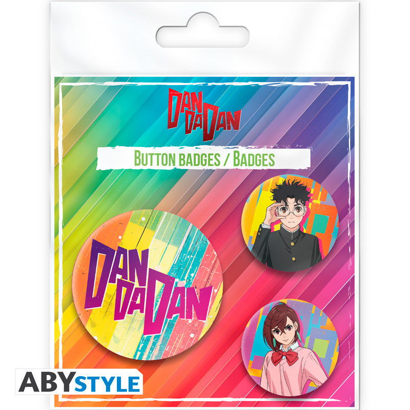 Dandadan - Momo & Okarun badges