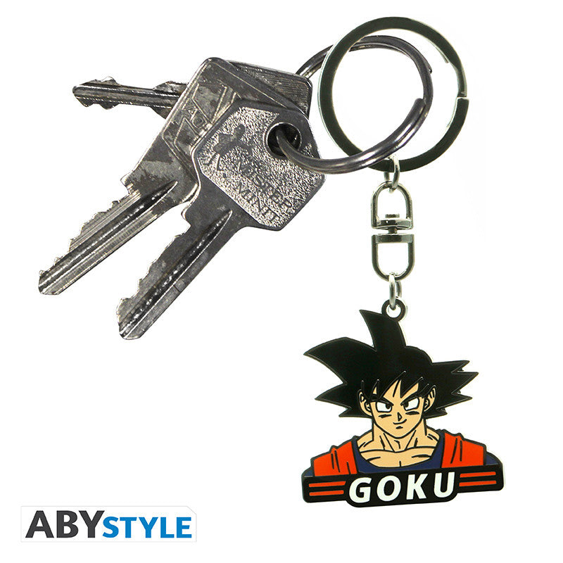 Dragon Ball - Goku metalnøglering - 4 × 4 cm