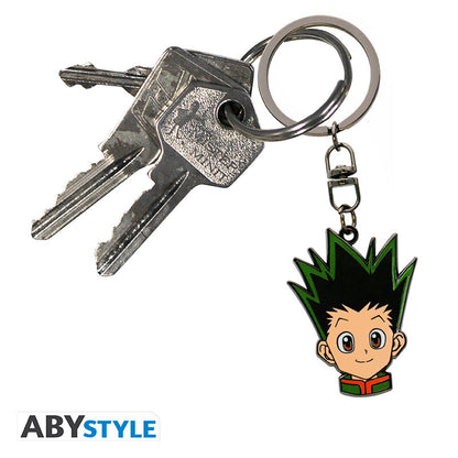 Hunter X Hunter - Gon's hoved metalnøglering - 3,4 × 4,3 cm