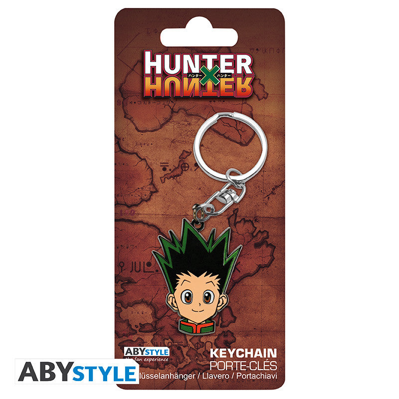 Hunter X Hunter - Gon's hoved metalnøglering - 3,4 × 4,3 cm