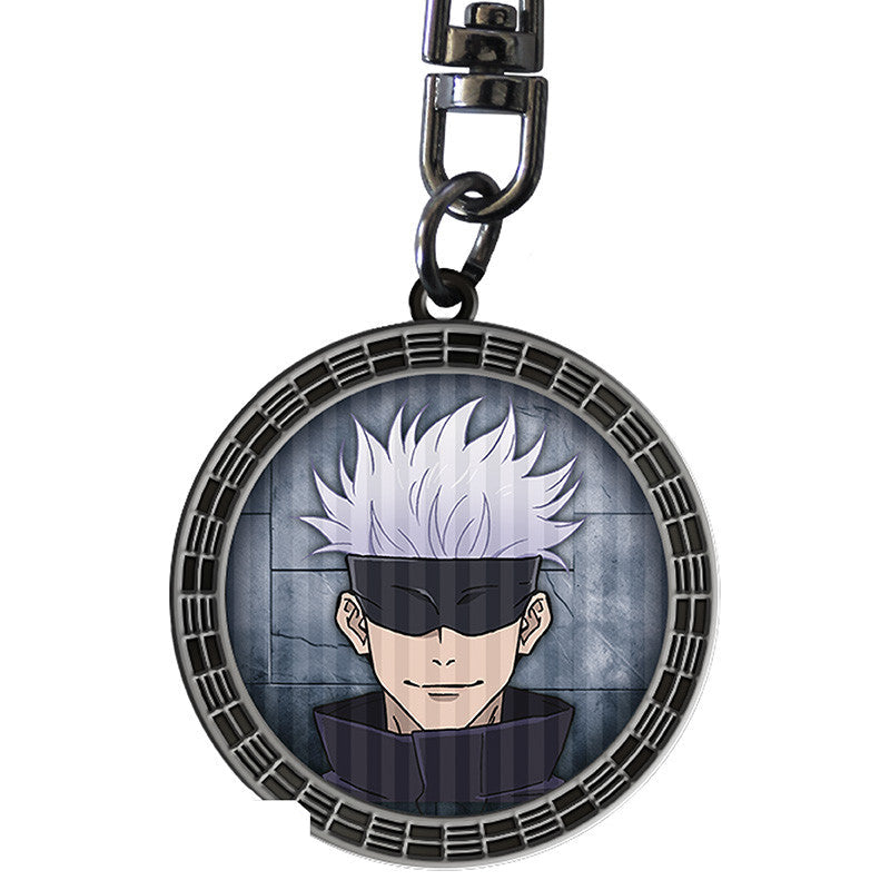 Jujutsu Kaisen - Gojo Lentikulært motiv metalnøglering - 3,6 cm
