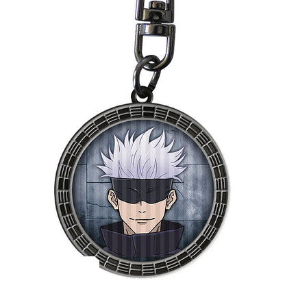 Jujutsu Kaisen - Gojo Lentikulært motiv metalnøglering - 3,6 cm