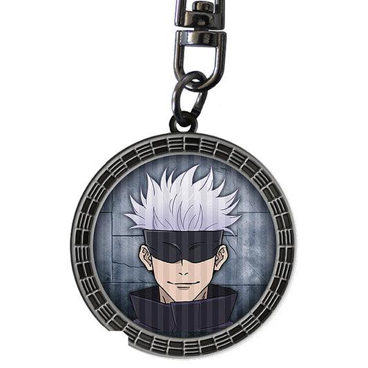Jujutsu Kaisen - Gojo Lentikulært motiv metalnøglering - 3,6 cm