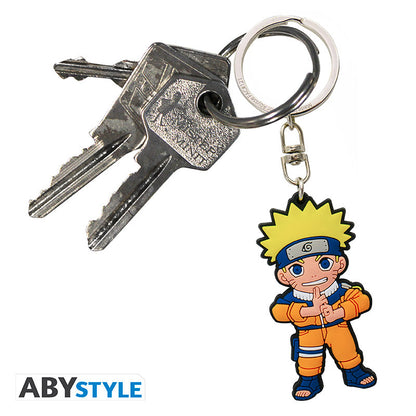 Naruto Shippuden - Naruto PVC-nøglering - 3 × 6 cm