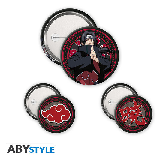 Naruto Shippuden - Itachi & Akatsuki badges