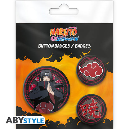 Naruto Shippuden - Itachi & Akatsuki badges