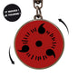 Naruto Shippuden - Moving Sharingan metalnøglering - 3,6 × 4 cm