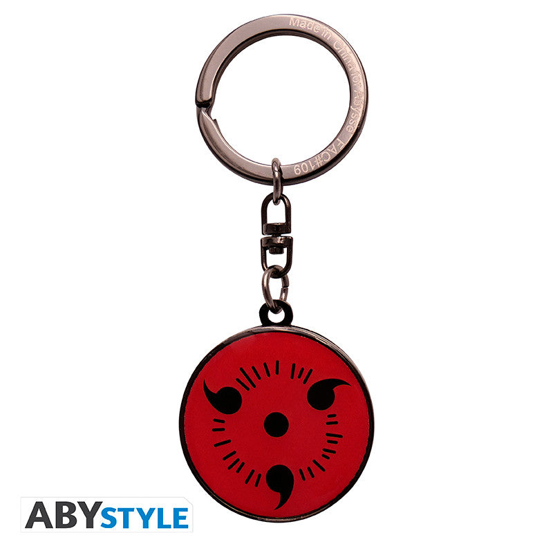 Naruto Shippuden - Moving Sharingan metalnøglering - 3,6 × 4 cm