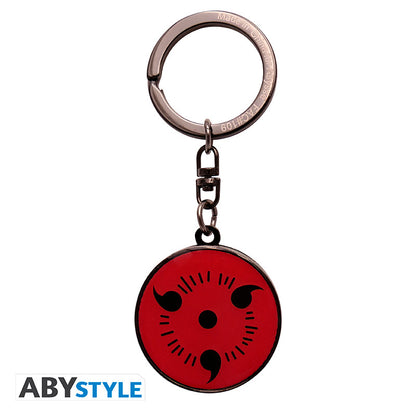 Naruto Shippuden - Moving Sharingan metalnøglering - 3,6 × 4 cm