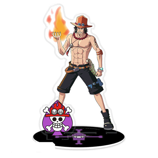 One Piece – Portgas D. Ace akrylfigur – ca. 10 cm