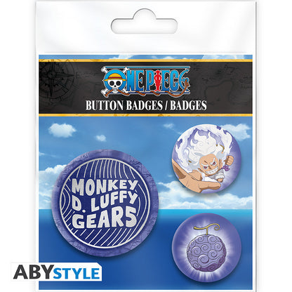 One Piece - Luffy Gear 5th badges