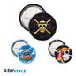 One Piece - Skull & Luffy badges