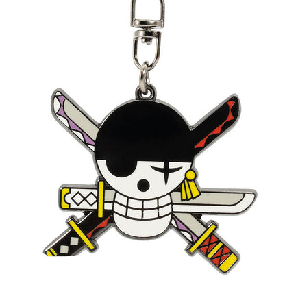 One Piece - Zoro metalnøglering - 4,8 cm