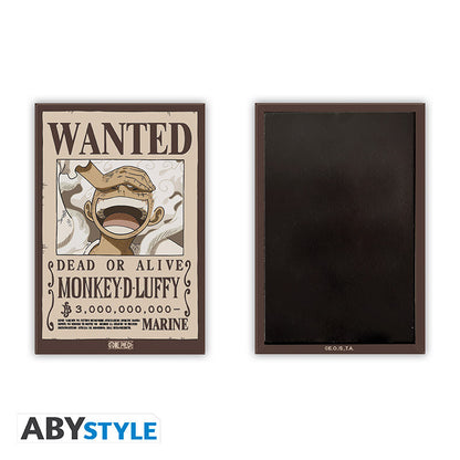 One Piece - Wanted Luffy magnet