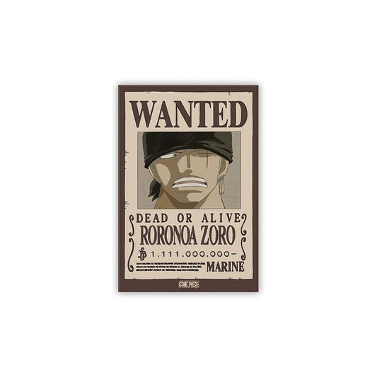 One Piece - Wanted Zoro magnet