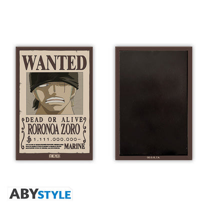 One Piece - Wanted Zoro magnet
