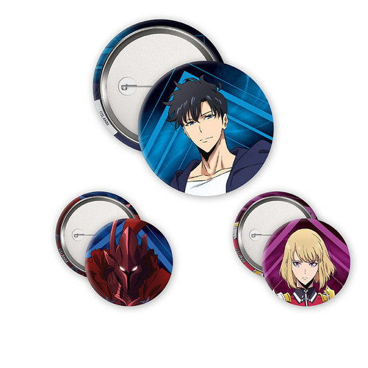 Solo Leveling - Igris, Jinwoo & Cha Hae In badges