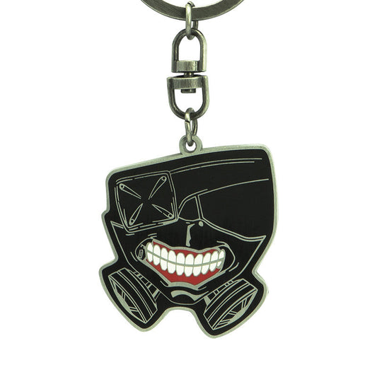 Tokyo Ghoul - Mask metalnøglering - 3,8 × 4,4 cm