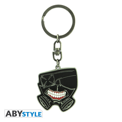 Tokyo Ghoul - Mask metalnøglering - 3,8 × 4,4 cm